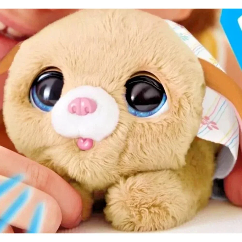 furReal NEWBORNS Interactive Newborn Puppy Pet 4 Piece Set Sound & Motion NEW